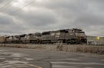 NS SD60E Locomotive leading a train